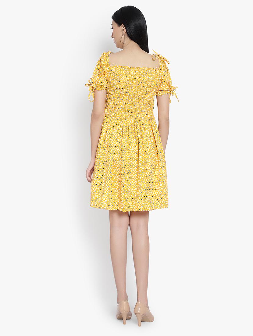 women's fit & flare floral dress - 20013428 - Standard Image - 2