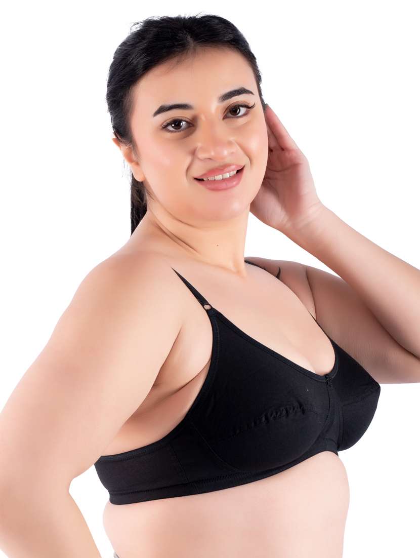 pack of 2 solid regular bra - 20013601 -  Standard Image - 2