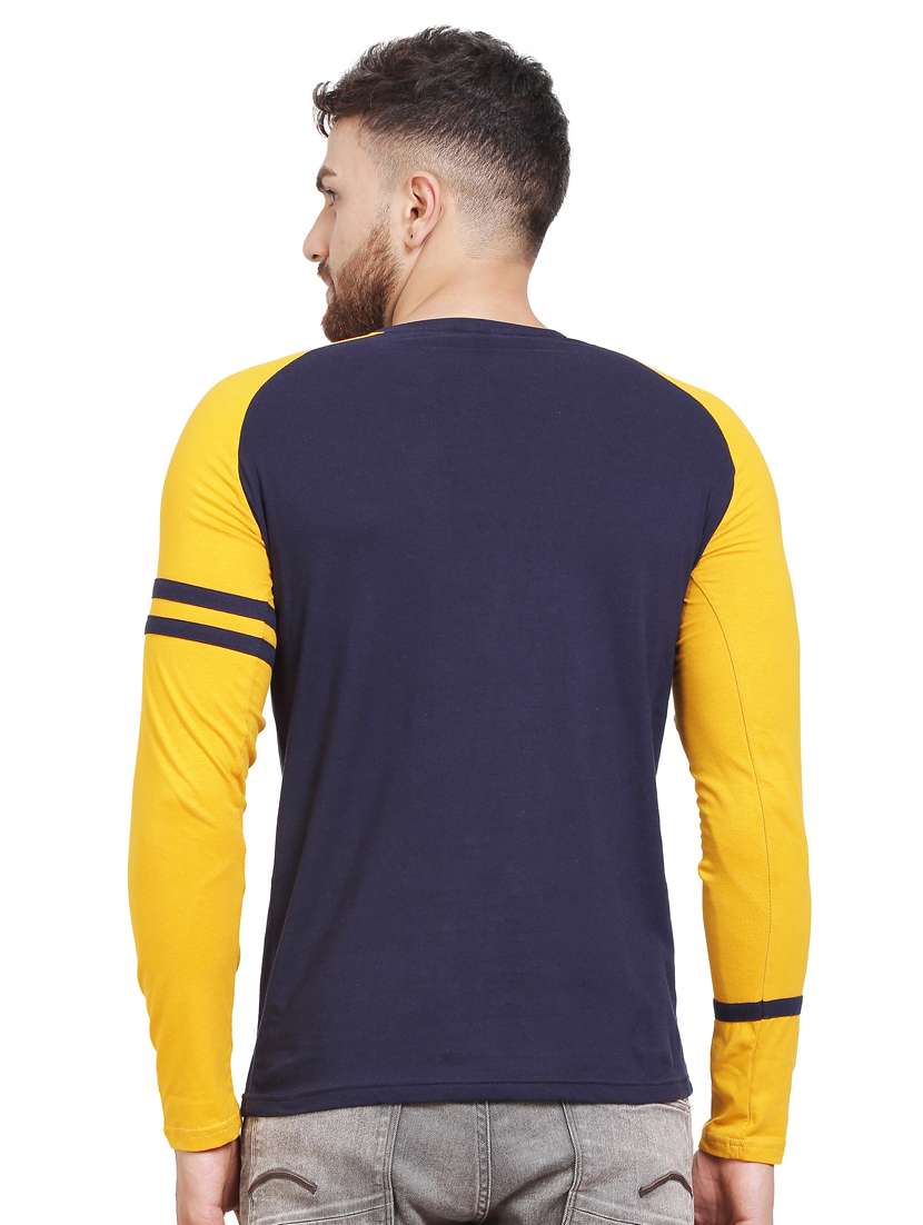 solids round neck ranglan t-shirt - 20014381 -  Standard Image - 2