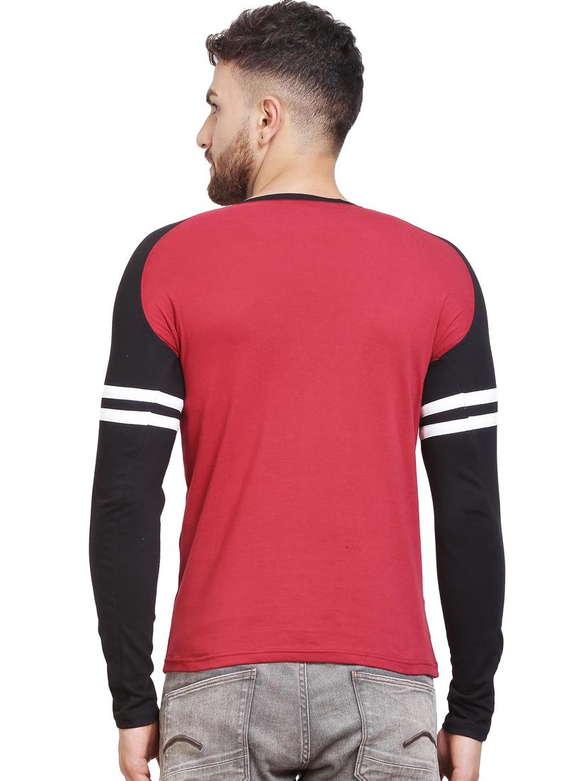 solids round neck ranglan t-shirt - 20014383 - Standard Image - 2