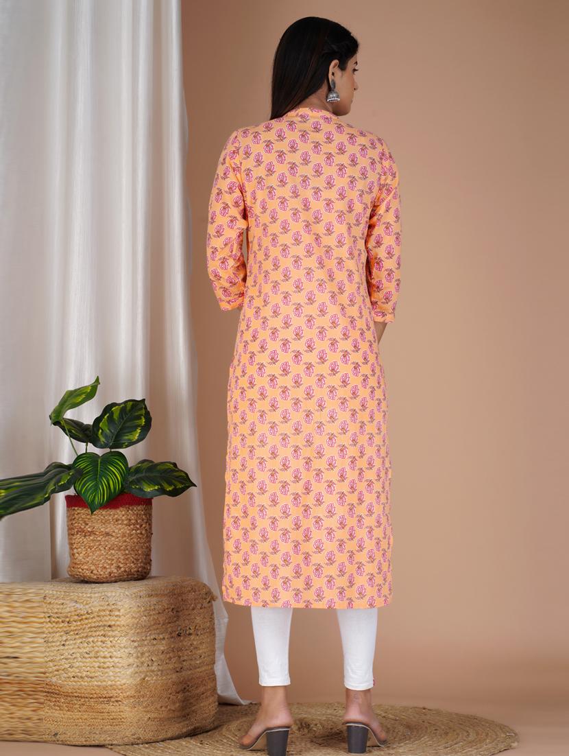 women's straight kurta - 20014422 - Standard Image - 2