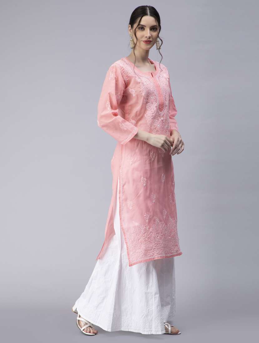 women's straight kurta - 20014471 - Standard Image - 2