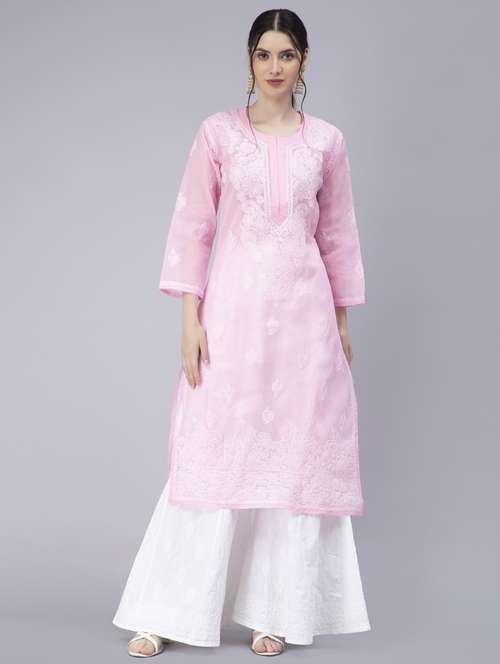 women's straight kurta - 20014472 - Standard Image - 0