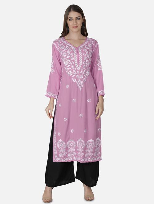 women's straight kurta - 20014492 -  Standard Image - 0