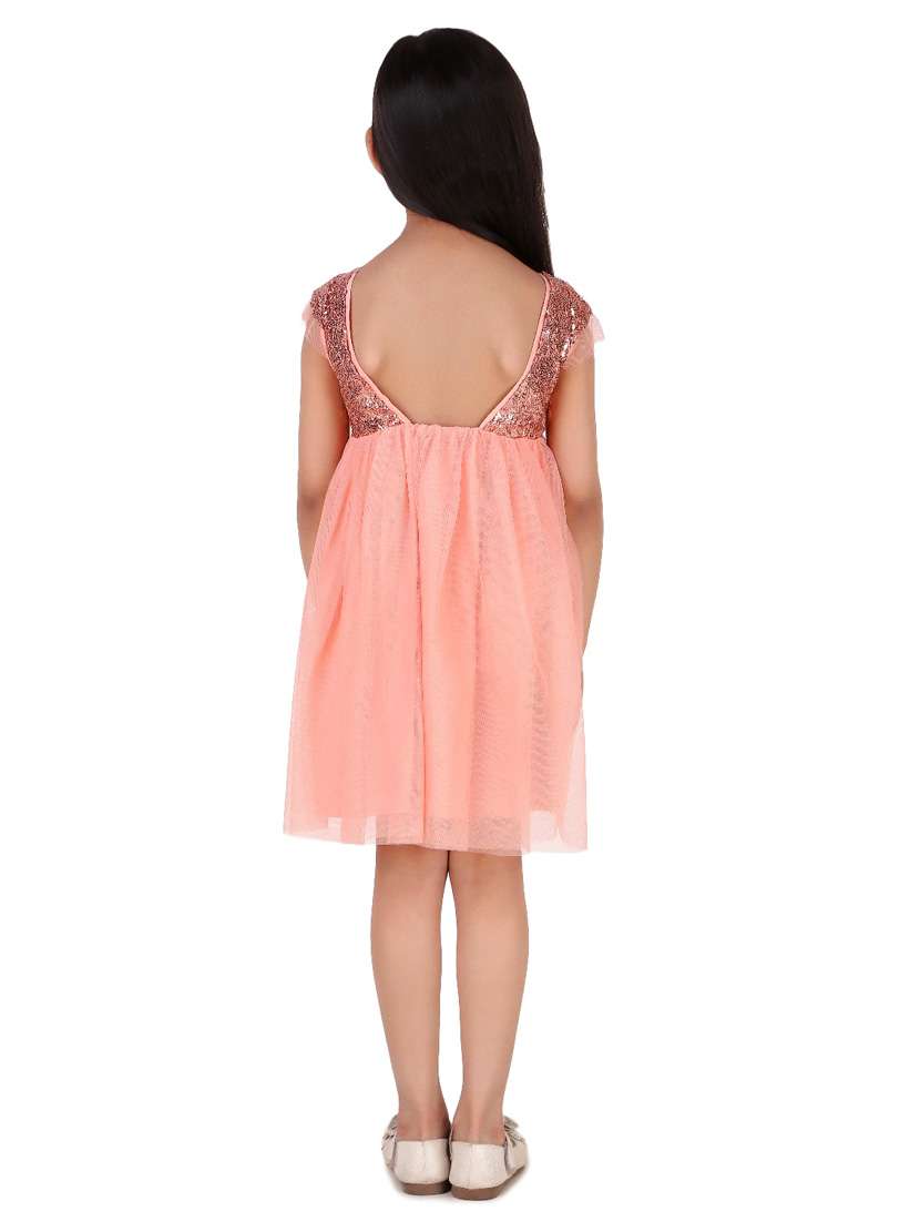 girls round neck sleeveless frock - 20016464 -  Standard Image - 2