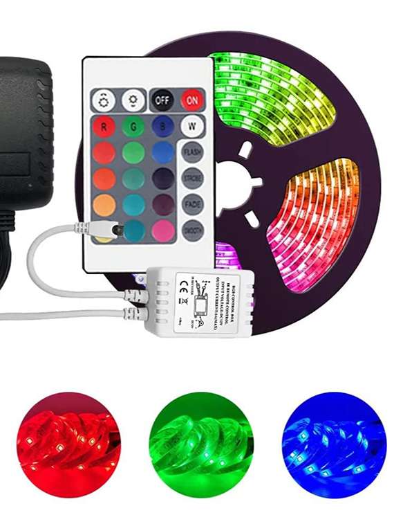 daybetter plastic corded electric 25 v multi led strip light