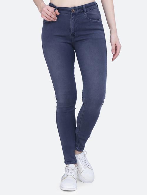 women's plain slim fit jeans - 20017546 -  Standard Image - 0