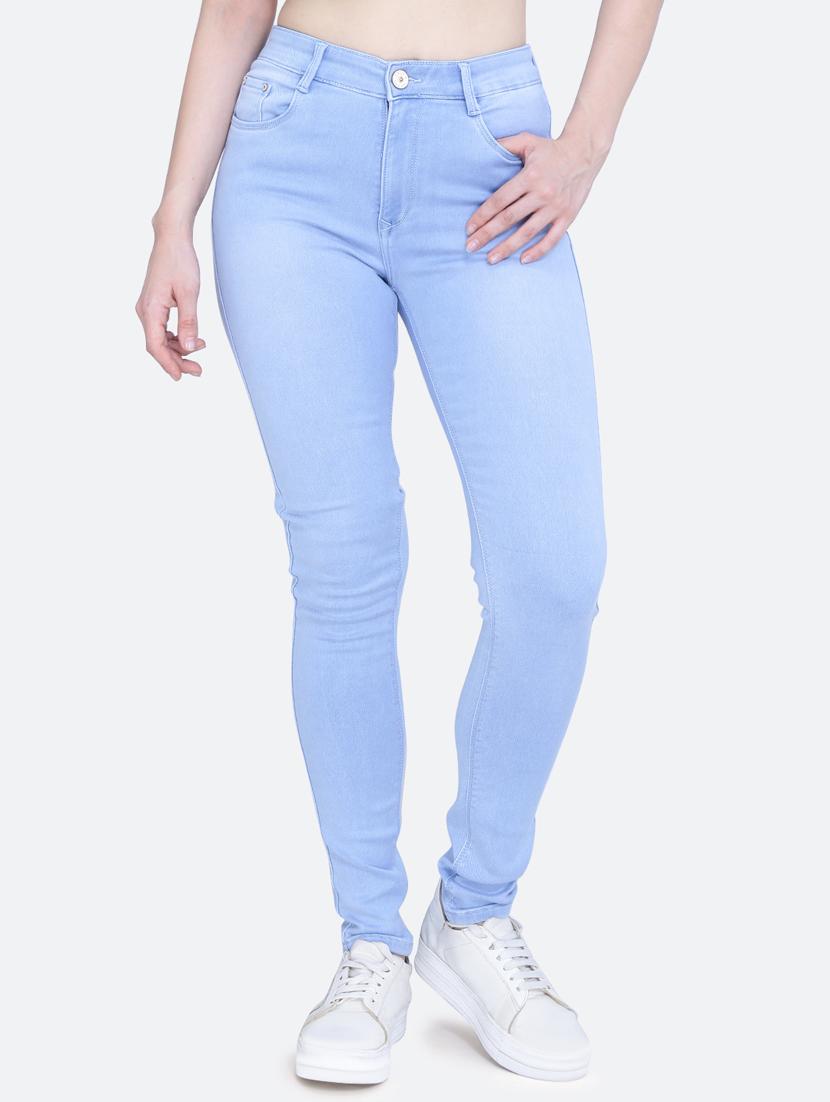 women's plain slim fit jeans - 20017548 - Zoom Image - 0