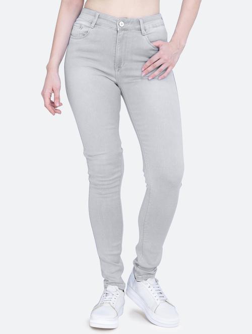 women's plain slim fit jeans - 20017551 -  Standard Image - 0