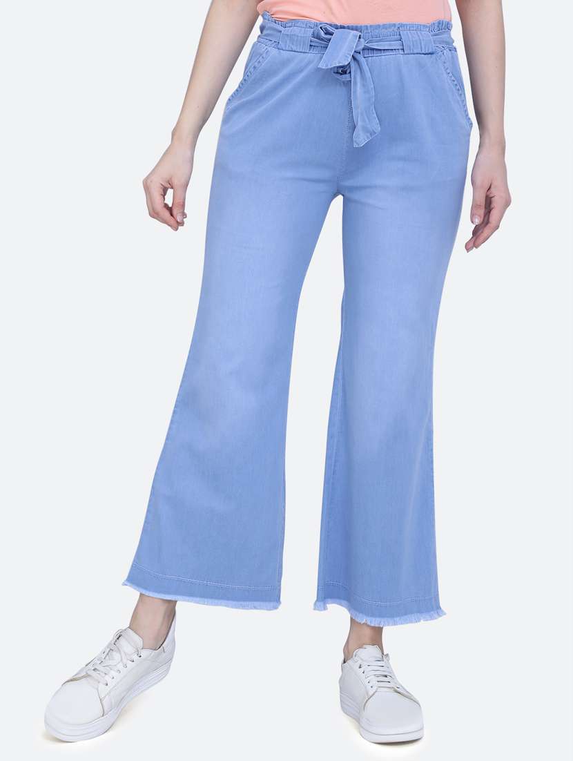 women's plain bootcut jeans