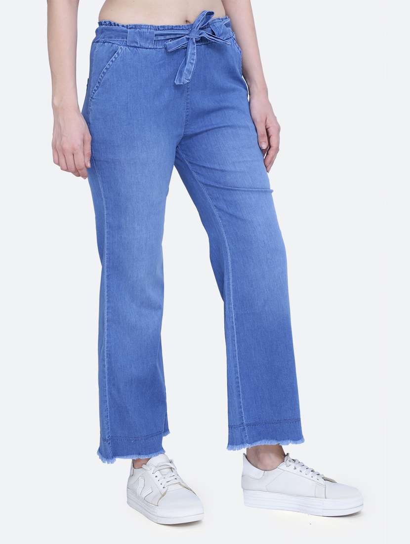 women's plain bootcut jeans - 20017559 -  Standard Image - 2