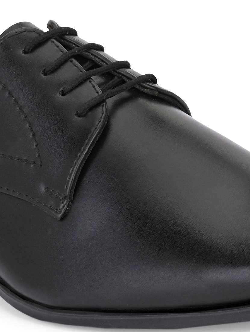 black lace-up derby shoes - 20017599 -  Standard Image - 7