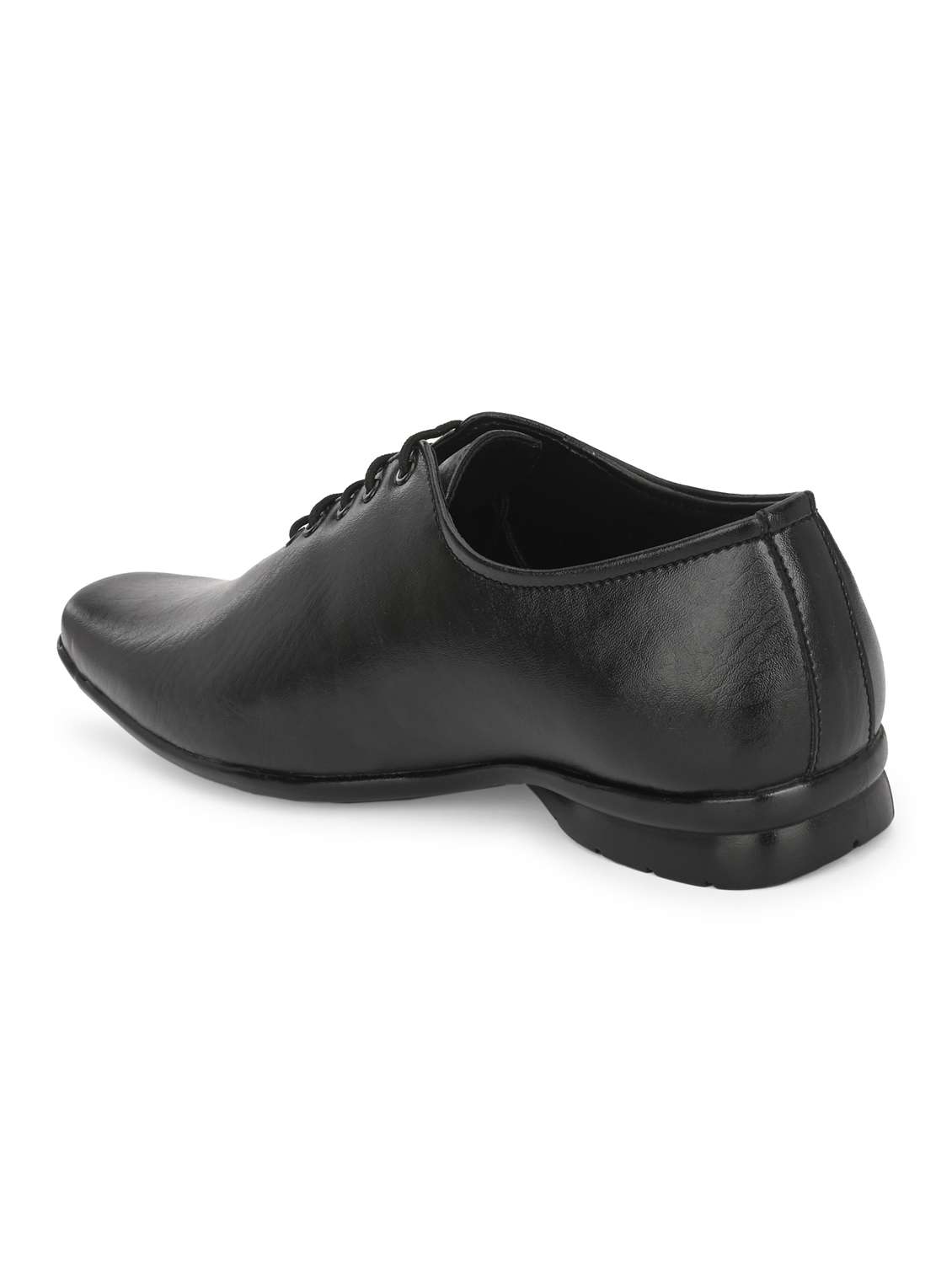 men black synthetic leather oxford formal shoes - 20017603 -  Standard Image - 2