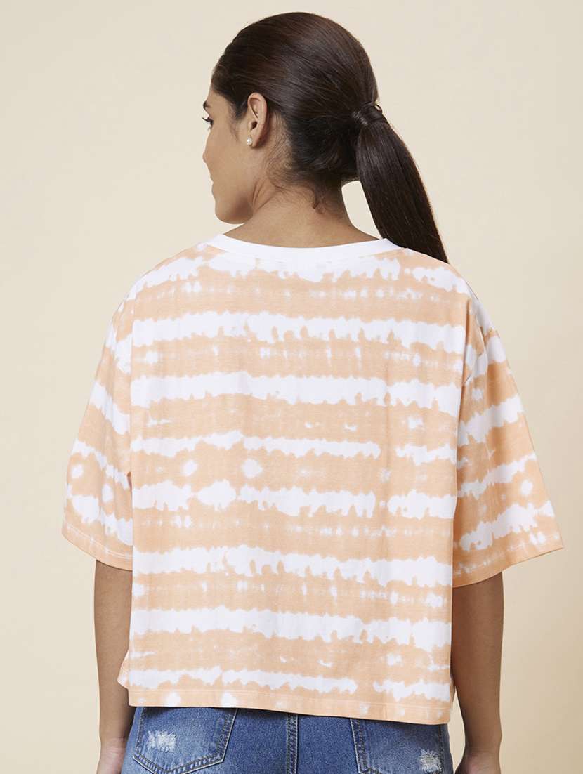 women's all over print round neck t-shirt - 20018020 -  Standard Image - 2