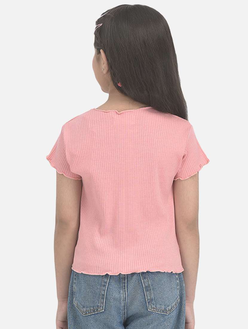 pink cotton tee - 20018699 -  Standard Image - 2