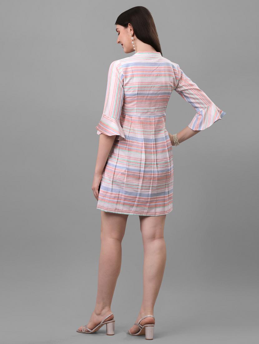 women's striped dress - 20021810 - Standard Image - 2