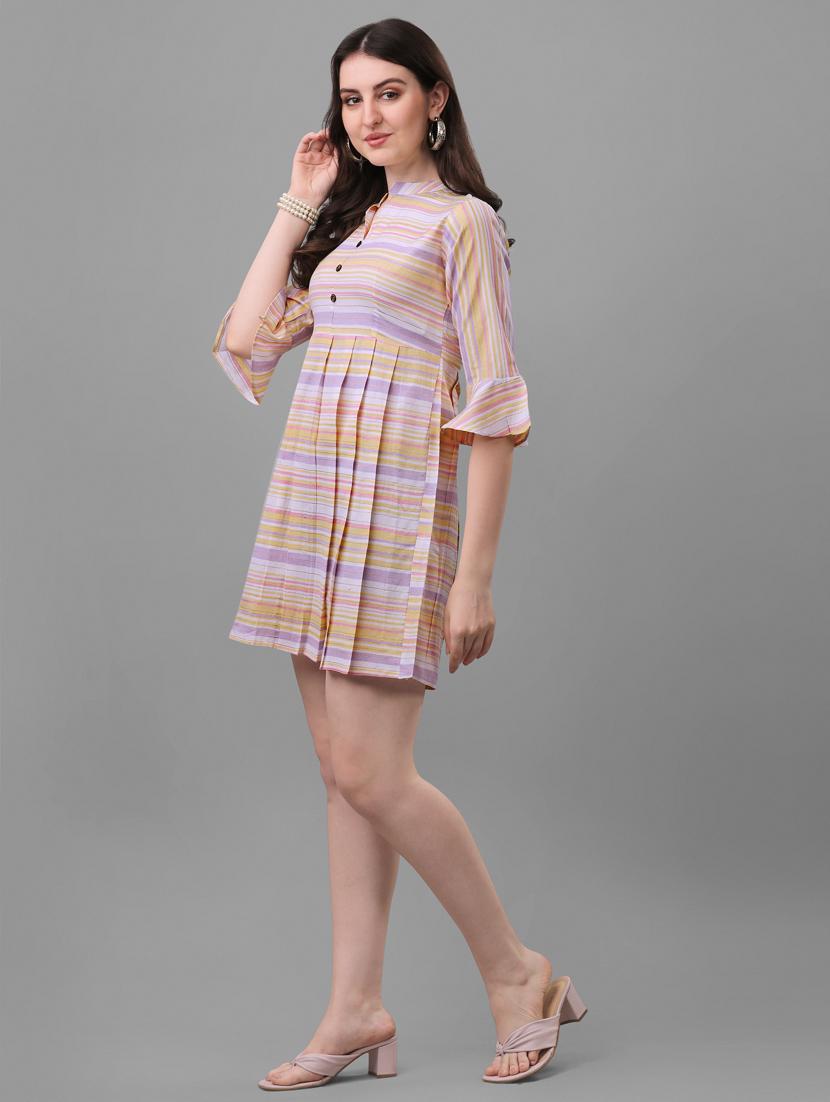 women's striped dress - 20021813 - Standard Image - 2