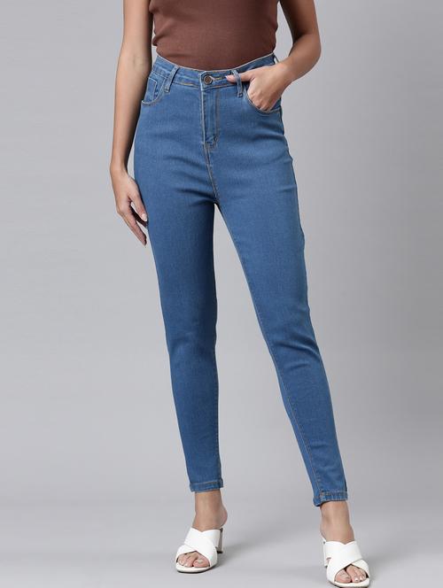 women's plain slim fit jeans - 20022597 -  Standard Image - 0