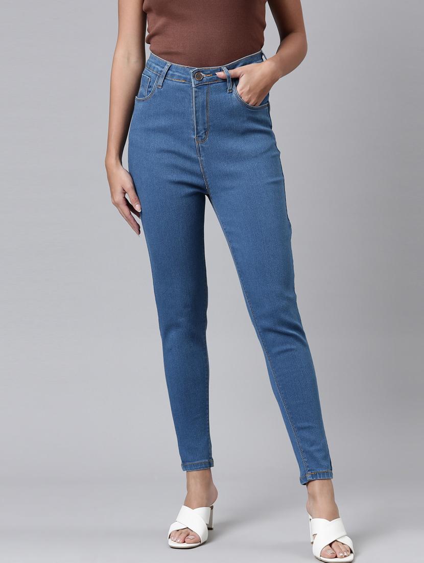 women's plain slim fit jeans - 20022597 -  Zoom Image - 0
