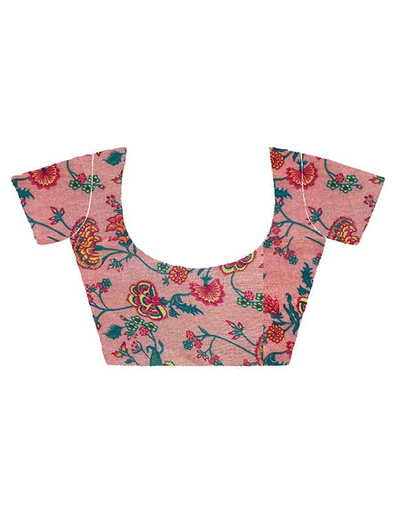 women's bordered royal blue colored saree with blouse - 20022637 -  Standard Image - 2