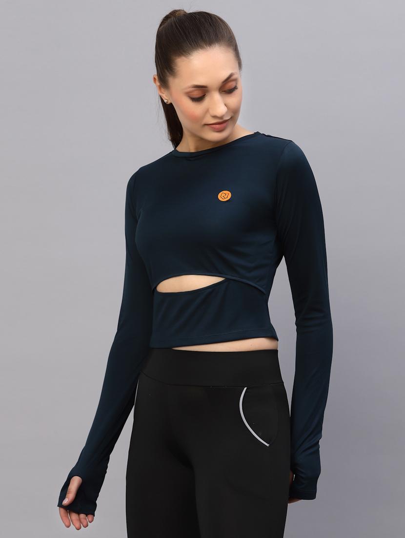 women's crop crew neck top - 20022886 -  Zoom Image - 0