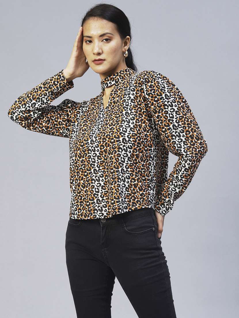 women's straight key hole neck top