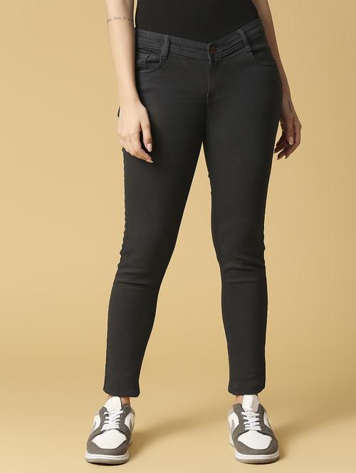 women's plain slim fit jeans - 20023007 - Standard Image - 0