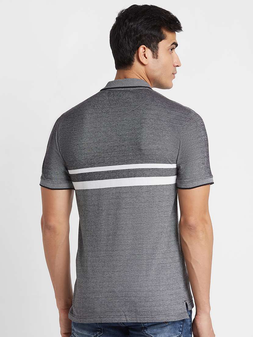 mens striped polo t-shirt  - 20023040 -  Standard Image - 2