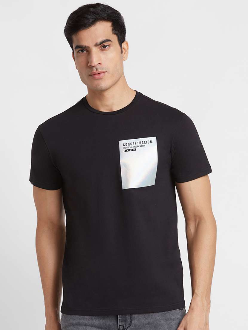 round neck printed regular t-shirt