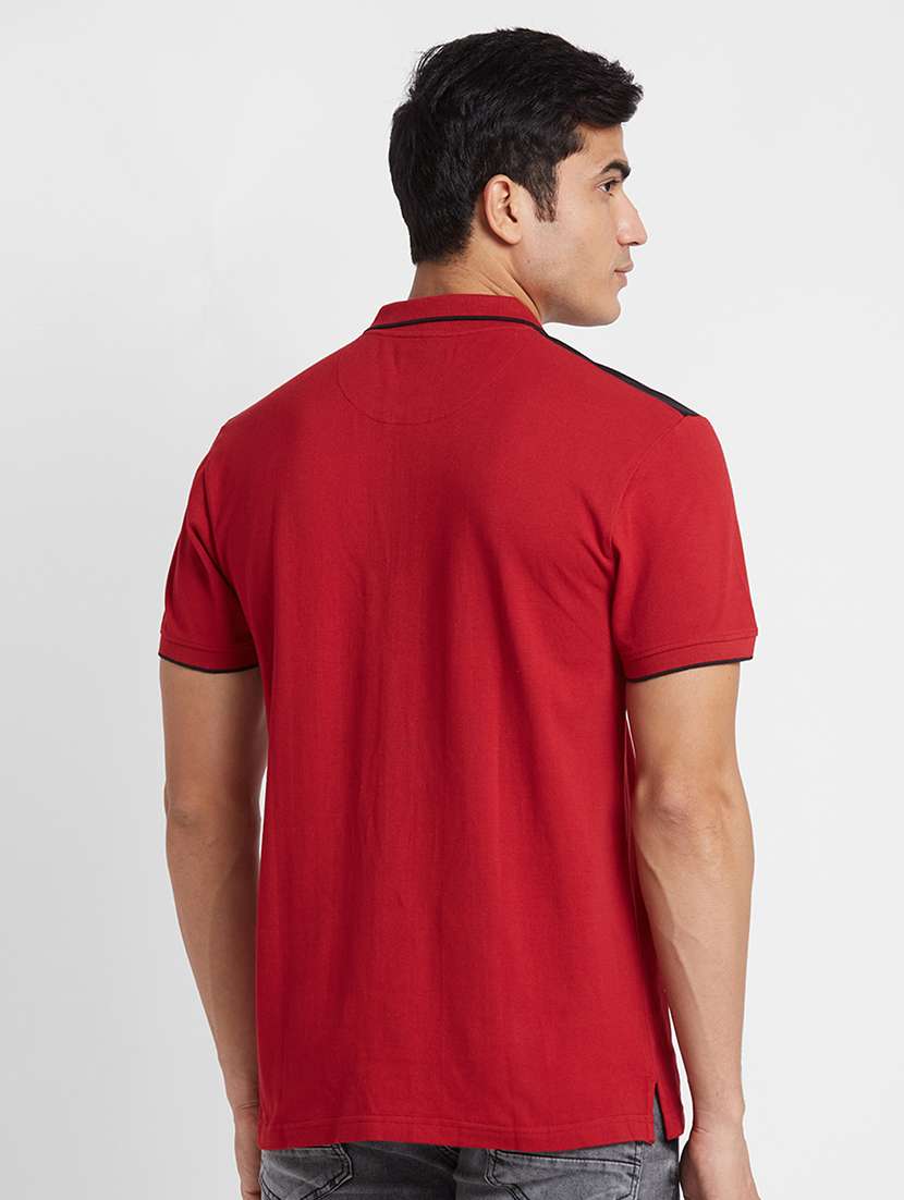 mens solid polo t-shirt  - 20023072 -  Standard Image - 2