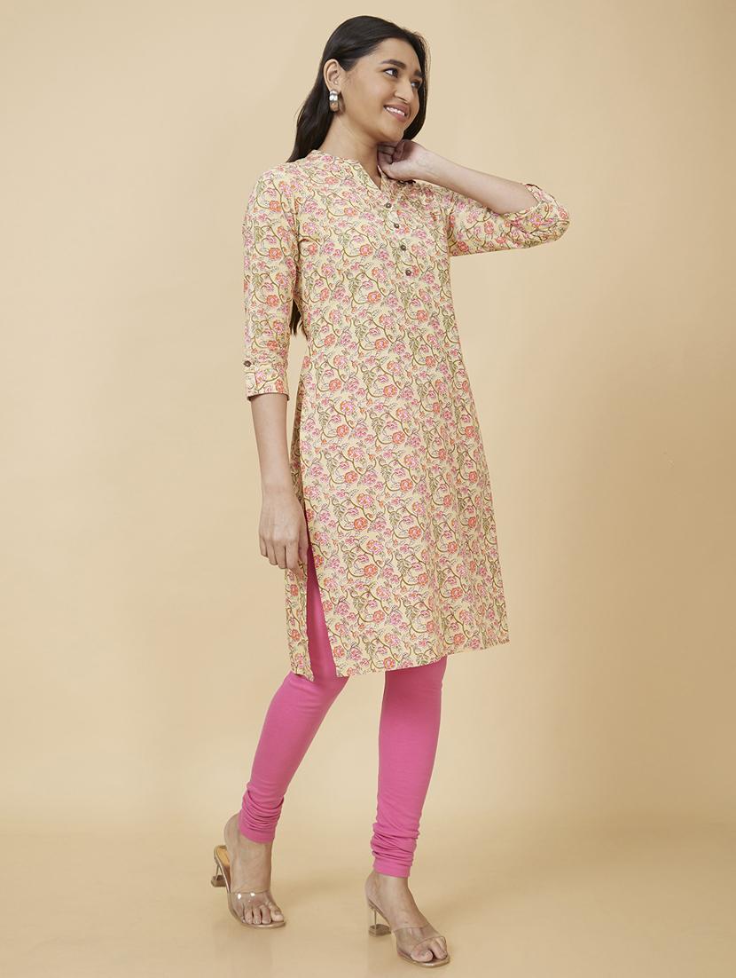 women's straight kurta - 20023080 - Standard Image - 2