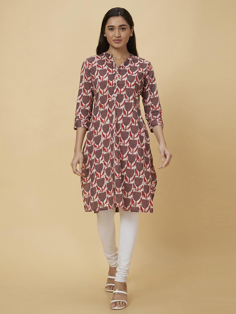 women's straight kurta - 20023086 - Standard Image - 2