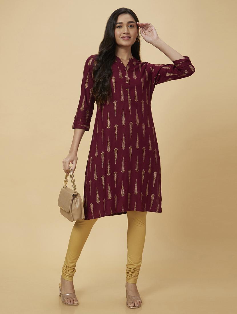women's straight kurta - 20023092 - Standard Image - 2