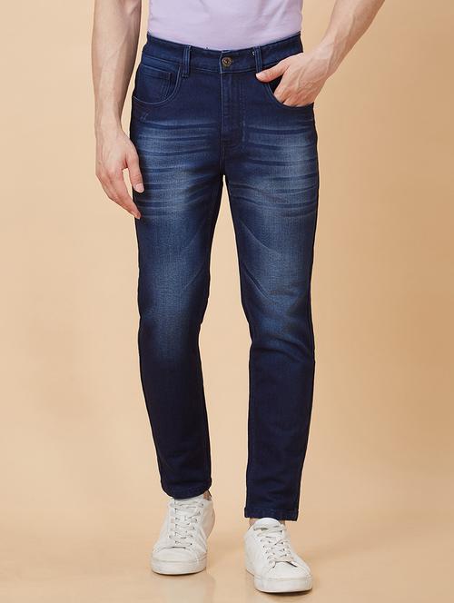 men solid slim fit plain jean - 20023806 -  Standard Image - 0