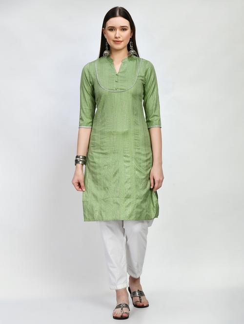 women's straight kurta - 20024016 - Standard Image - 0