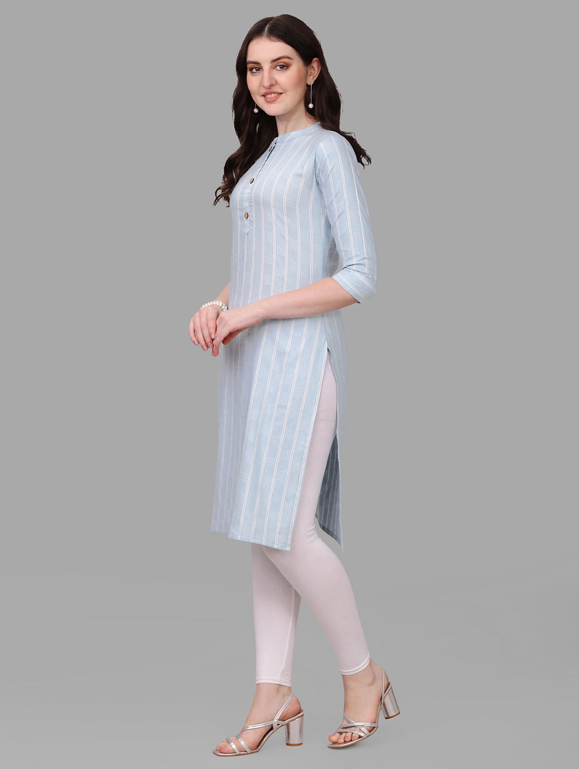 women's straight kurta - 20024691 - Standard Image - 2