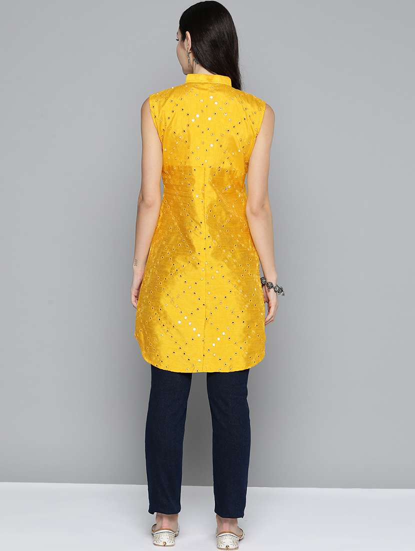 women's front slit kurta - 20024773 -  Standard Image - 2