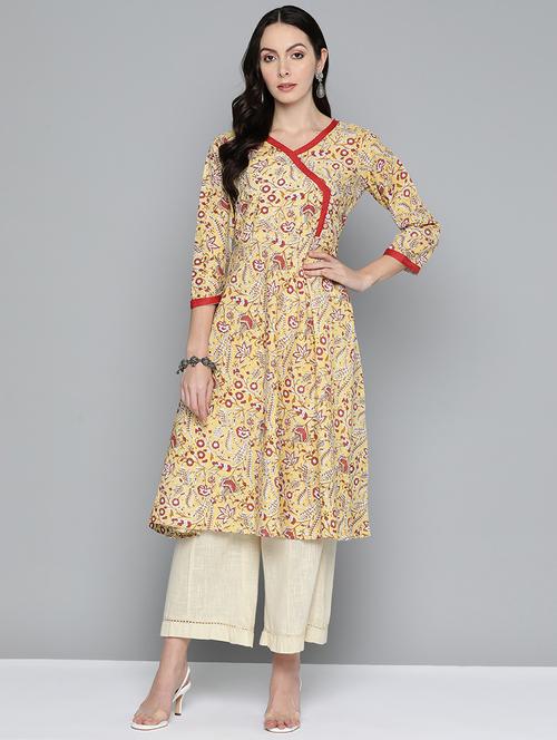 women's angrakha kurta - 20024778 -  Standard Image - 0