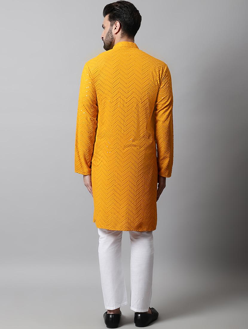 embroidered kurta pyjama set - 20024811 - Standard Image - 2