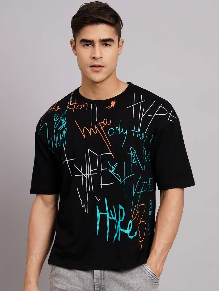 round neck printed regular t-shirt