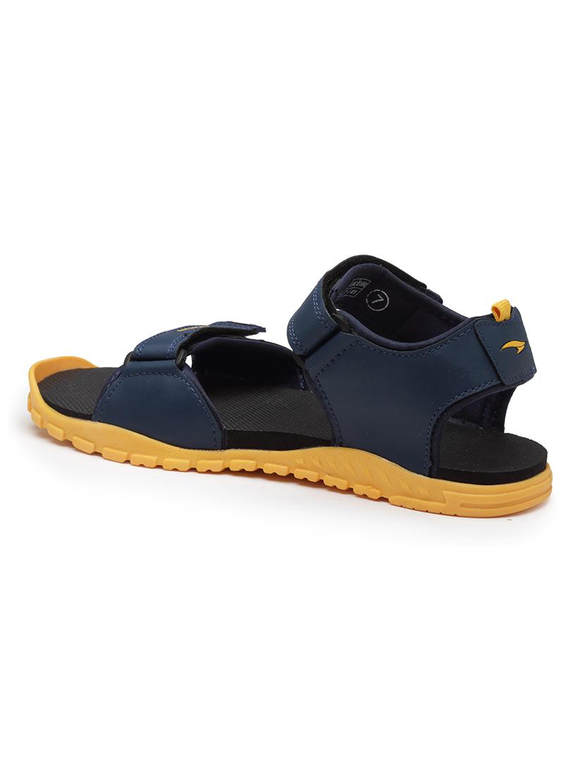 navy synthetic slip on sandals - 20025849 - Standard Image - 2