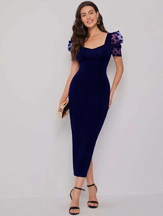 women's bodycon solid dress
