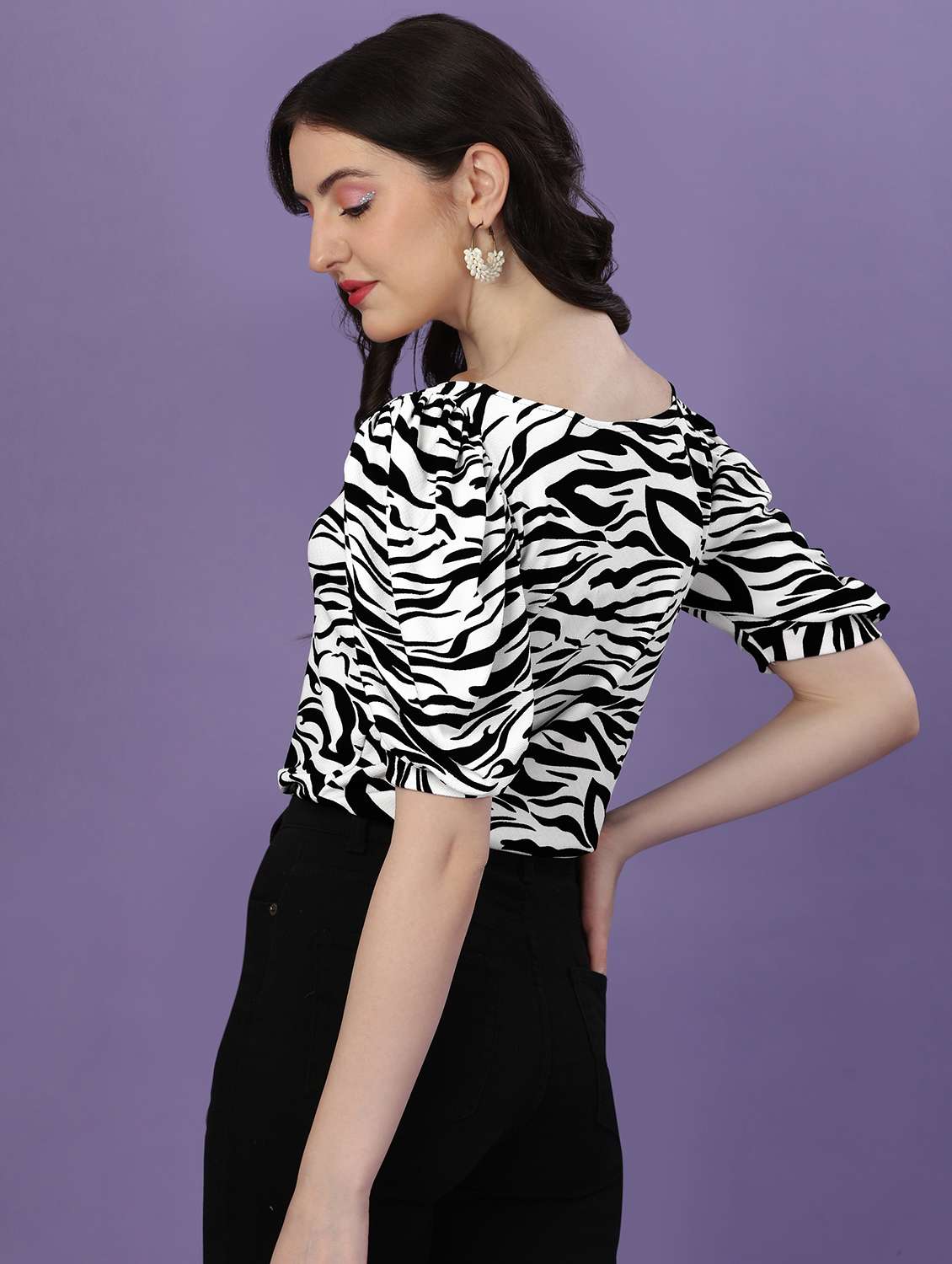 women's straight square neck top - 20026248 -  Standard Image - 2