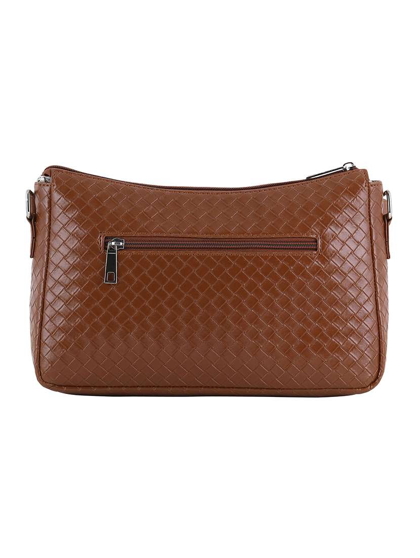 nude leatherette (pu) sling bag - 20026794 -  Standard Image - 2