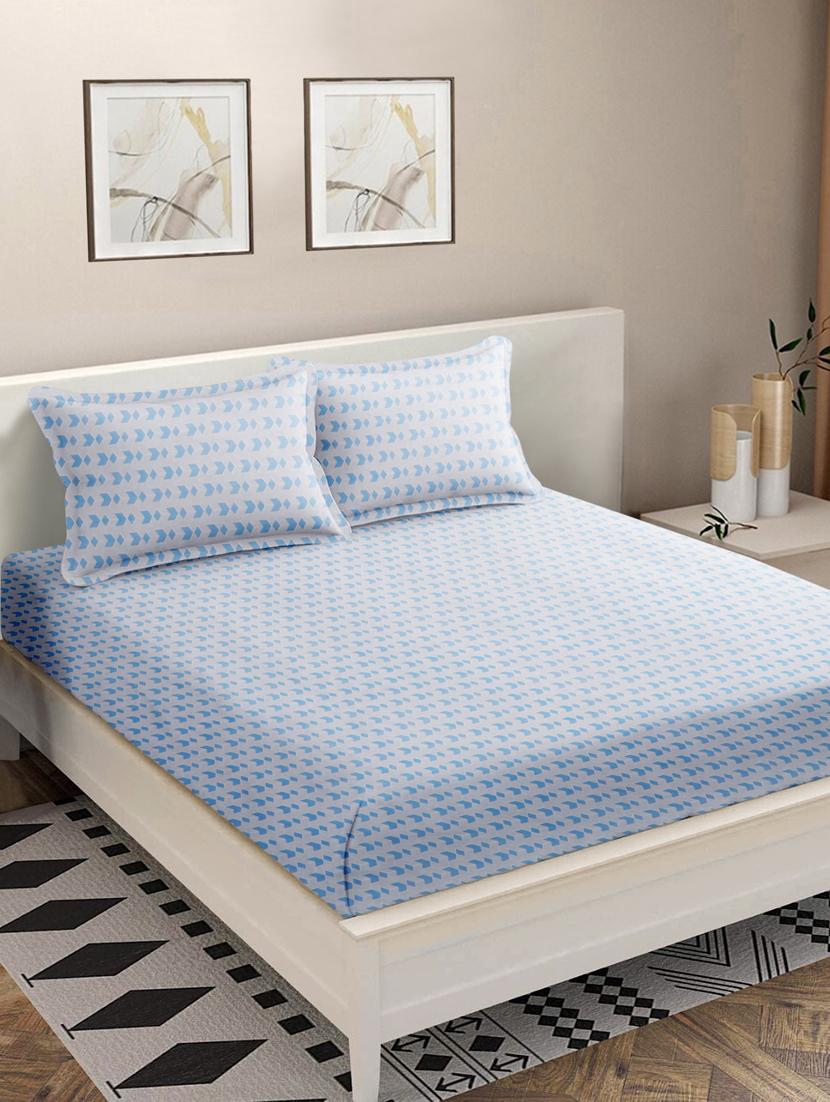 double queen bedsheet with 2 pillow covers