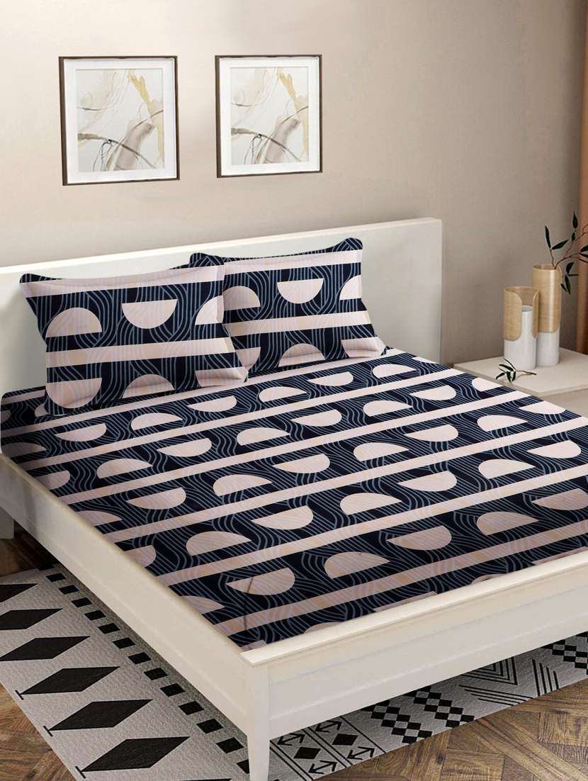 double queen bedsheet with 2 pillow covers