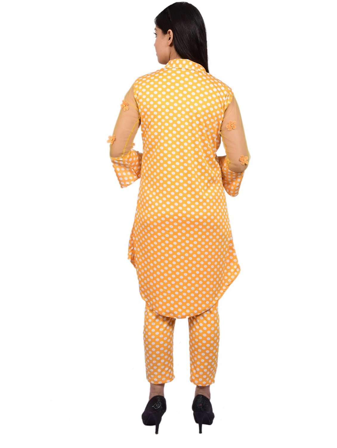yellow lycra regular shrug - 20029687 - Standard Image - 2