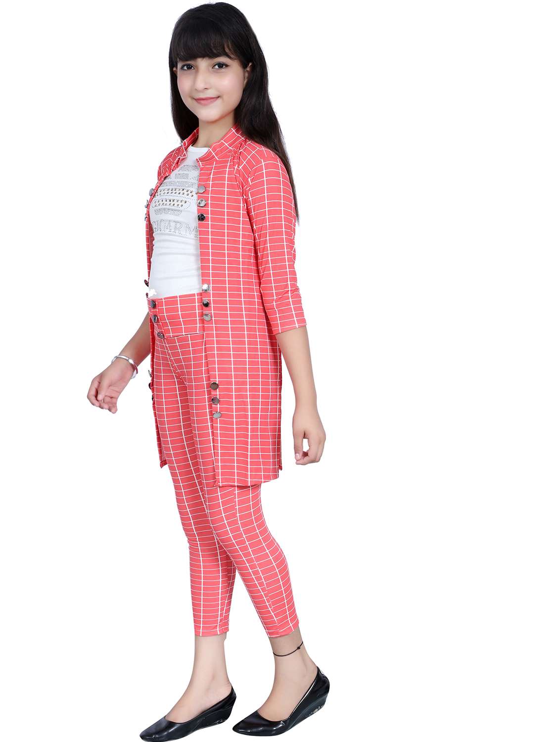 girls top and bottom set with jacket - 20029704 - Standard Image - 2