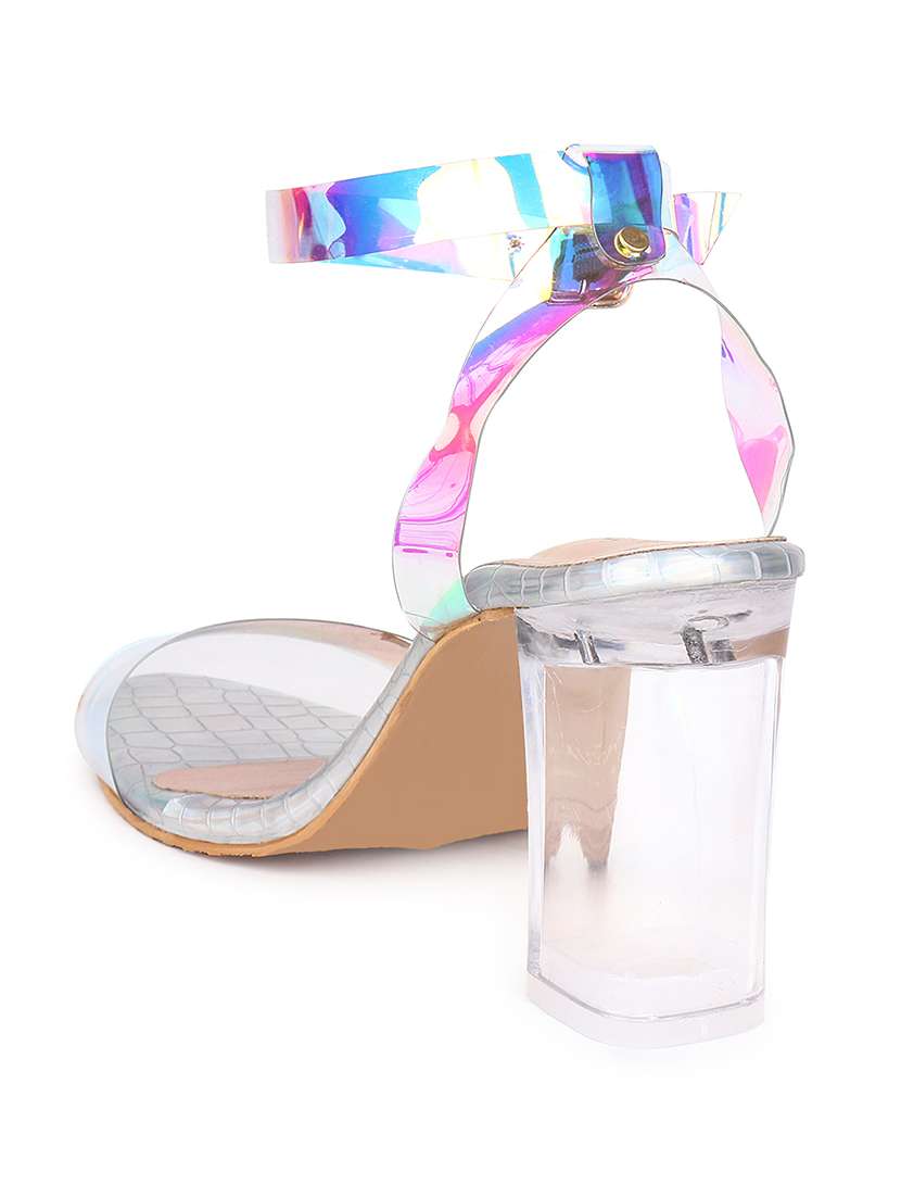 nude ankle strap sandals - 20029819 -  Standard Image - 2