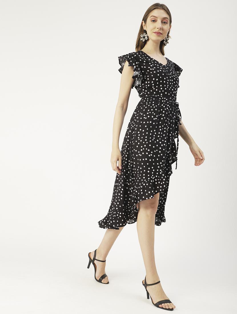 women's high low checks dress - 20031224 - Standard Image - 2